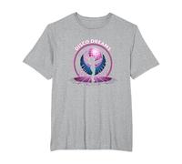 Disco Dreams: Retro Dance Party Neon T-Shirt, Men's Big and Tall, Heather Grey, 4X Tall