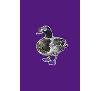 Disco Duck: Duck Lover Journal For Those Who Love Birds and Ducks, 120 Pages 6 x 9 inches Duck With Glasses Travel Lined Notebook