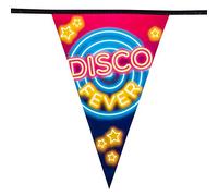 Boland 00750 - Disco Fever Bunting 6 m 70s Hanging Decoration Garland Birthday Party Decoration Party Tableware Theme Party Carnival