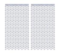 Disco Fringe Curtain Silver Party Decorations, 2 Pack Disco Ball Tinsel Photo Booth Props, 3.3x6.6 ft Foil Curtains Backdrop for Birthday Christmas, Disco Bachelorette 70s-90s Theme Music Dance Party