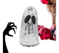 Disco Ghost Halloween Decoration Glow In The Dark Decor Eye-catching Table Centerpiece Sign Glitter Decoration Ornaments For Home Table Mantle Fireplace Desk Indoor Tiered Tray Halloween