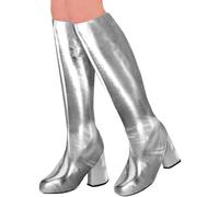 Disco GoGo Boot Boots Tops Shoe Covers 60s 70s 1970s Retro Fancy Dress Costume