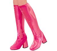 Disco GoGo Boot Boots Tops Shoe Covers 60s 70s 1970s Retro Fancy Dress Costume