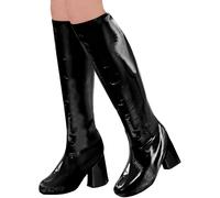 Disco GoGo Boot Boots Tops Shoe Covers 60s 70s 1970s Retro Fancy Dress Costume