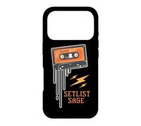 Disco Hits Setlist Sage Melting Cassette Case for iPhone 17 Pro