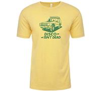 Disco Isn't Dead 4x4 Overland T-Shirt & Sticker, Camel Trophy Yellow, M