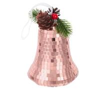 Disco Jingle Bell Ornament Glass Reflective Hanging Christmas Decor
