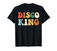 Disco King T-Shirt 1970s Disco Queen Matching Couple Shirts T-Shirt