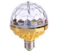 Disco Light Bulb 6W Golden Decorative Romantic LED Colorful Rotating Disco Ball Light for Party Supplies