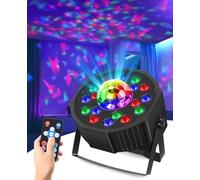 Disco Light, Stage Light,2 in 1 Stage Lamp with Disco,WRGB Disco Stage Lighting, DJ Par Lights for Karaoke Live Streaming,Musical Stage Performance Disco Parties