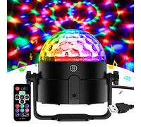 Disco Lights, 360°Rotation Sound Activated, Disco Ball Lights, Party Lights