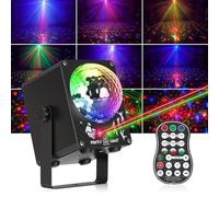 Disco Lights Disco Ball, Remote Control DJ Party Lights with Bluetooth Functional, RGB LED Sound Activated Strobe Lights, USB Powered Stage Lighting for Parties Clubs Karaoke Dancing Birthday Rave