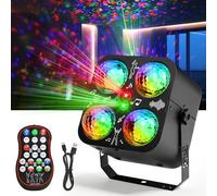 Disco Lights for Parties, Sound Activated/Remote/Auto 3 Modes