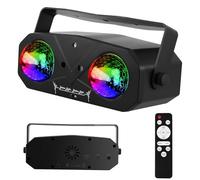 Disco Lights Party Lights, Sound Activated Dj Disco Strobe Ball Lights Stage Effects with Magical Disco Ball, Star Projection,Ocean Light, Pattern Light Show for KTV Club Christmas Festival Gifts