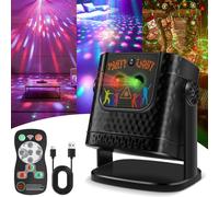 Disco Lights, Toyvile Disco Ball Light Disco Lights for Parties, 120-in-1 Mini Dj Party Lights, Remote Control & Sound Activation, Stage Lights for Home Parties Birthday KTV Bar Christmas