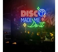 Disco Made Me Do IT Neon Sign Custom Arcade Bar Signs Wall Decor Aesthetic Bedroom Art Neon Light