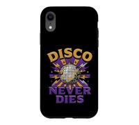 Disco Never Dies - Retro Disco Ball Vintage Dance Party Case for iPhone XR