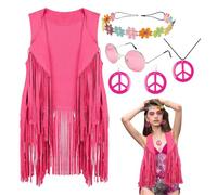 Disco Outfits Hippie Accessories Fringe Detail Disco Outfits Hippie | Women's Costumes Disco Outfits, for Family, Friends, Colleagues, Hippy Parties, Street Photography, Casual Wear, H