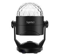 Disco Party Lights,Supertech 7 Color Change Usb Stage Lighs Light Show Black