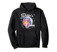 Disco Queen Party Fasching Karneval Motiv Spruch 90s 80s 70s Pullover Hoodie
