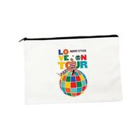 Disco Rainbow Ball Love Red Tour Cute Pattern Band Harry One 1D Styles Direction Cosmetic Bag Makeup Pencil Case Custom Name Travel Organiser Purse Wallet School Bag Mini Canvas Toiletry Bags Luggage