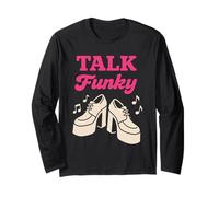 Disco Revival Boogie Lover Mirrorball Dancefloor Funk Tee Long Sleeve T-Shirt
