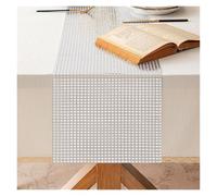 Disco Table Runner 1PC 30x180cm Glitter Sequin Disco Table Runner Mirror Gold/Silver/Color Foil Metallic Dining Decoration(Silver)