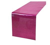 Disco Table Runner 30x180cm Square Sequin Tablecloth Glitter Disco Party Gold Silver Table Runner Wedding(B04)