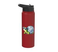 Disco Turtle with Sunglasses Funny Party Stainless Steel Insulated Water Bottle