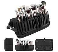 Discoball Makeup Brush Bag Foldable Make up Brush Pouch Artist Brush Case Travel Brushes Holder Professional Makeup Brush Handbag for Travel & Home (Brushes not Included)