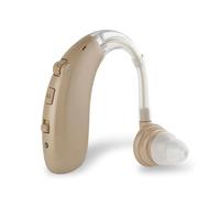 Discoball Rechargeable Sound Enhance Device, Digital Noise Cancelling Headphone, Adjustable Voice Enhance Earphones for Seniors & Adults (Beige,without Bluetooth Function)