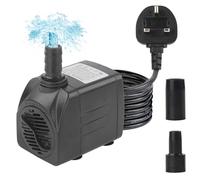 Discoball Submersible Water Pump 25W 400Gph1500L/H Ultra-Quiet Mini Fountain Water Pump with 2 Nozzles Replacement Pump for Pet Fountain Aquarium Fish Tank Pool Garden Features Statuary Hydroponics