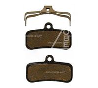 DiscoBrakes Compatible with TRP, Pads Compatible with TRP 4-Piston Disc Brakes, G-Spec Trail SL, Slate T4, Quadiem, 4-Pot Brake Systems, Semi-Metallic Compound for good all-around performance