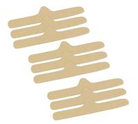 Discomfort-Free Bamboo and Cotton Bra Liner (Beige, 3-Pack, S) - Ideal for Sensitive Skin