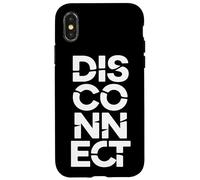 Disconnect | Digital Detox Authentic Living Tech Minimalism Case for iPhone X/XS