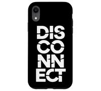 Disconnect | Digital Detox Authentic Living Tech Minimalism Case for iPhone XR