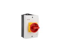 Disconnect switch 40A 3P 1Z + 1R in IP65 housing black 199910