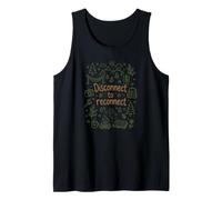 Disconnect to Reconnect Nature Camping Outdoors Adventure Tank Top