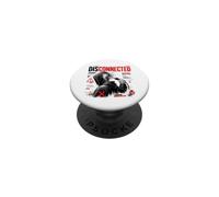 Disconnected Signal Lost Cyber Glitch Digital Detox Art PopSockets Adhesive PopGrip