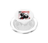 Disconnected Signal Lost Cyber Glitch Digital Detox Art PopSockets PopGrip for MagSafe