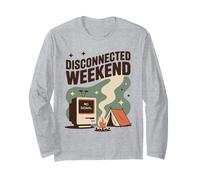 Disconnected Weekend Offline Camping Long Sleeve T-Shirt