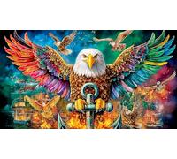 discord_Bald-Eagle 1000 Piece Jigsaw Puzzle for Adults - Recycled Cardboard Decoration 38x52cm/1000pcs