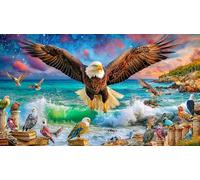 discord_Bald Eagle 1000 Pieces Recycled Paper Jigsaw - Family Activity & Fun Present Great Gift Idea for Adults 38x52/1000pcs
