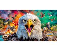 discord_Bald Eagle Adult Jigsaws 1000 Piece Puzzle - Fun Present Family Game Challenging for Adults Kids 38x52/1000pcs