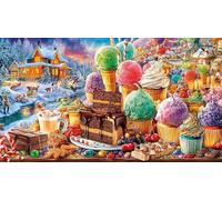 discord_cake 1000 Pieces Puzzle - Fun Present Family Game Challenging Great Gift Idea for Adults 38x26/1000pcs