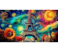 discord_Eiffel-Tower 1000 Pieces Jigsaw Puzzles for Adults Challenging Game Jigsaw Puzzle Home Decoration for The Whole for Women, Gifts for Mendiscord_Eiffel-Tower38x52cm/1000pcs