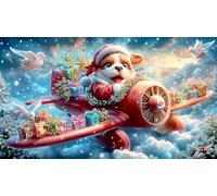 discord_Santa-Claus 1000Pc Jigsaw Puzzles Old Kids Birthday Presents 100% Recycled Cardboard 75x50cm/1000pcs