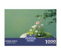 Discord_sinoshow_24085_3d_render_of_a_small_garden_with_grass_and_flowe_9562daba-6a1b-4f56-b34a-5d94a045d1a4_4 1000 Pieces Puzzles Impossible Hard Difficult Puzzle Game, Stress Releasing Family Game,
