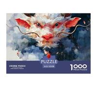Discord_sinoshow_24085_a_dragon_with_sharp_eyes_and_long_horns_on_its_h_45aafef9-8f9d-4bd1-85c3-5d95dc299c6b_4 1000 Pieces Jigsaw Impossible Hard Difficult Puzzle Game, Unique Challenging Educational