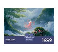 Discord_sinoshow_24085_a_fantasy_female_creature_with_red_tentacles_flo_ddfcc721-8ce8-4dec-a7bc-1ab39a7ffae8_1 1000 Pieces Jigsaw Fun Challenging & Brainteasing Jigsaw Puzzle, Stress Releasing Family